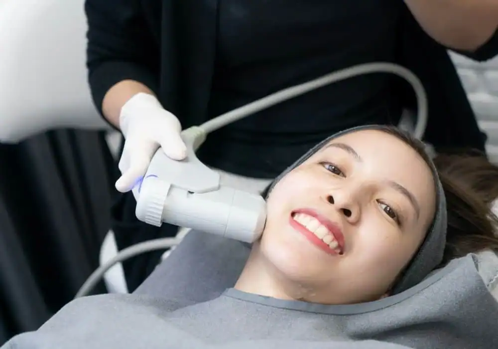 HIFU treatment Petersfield in progress