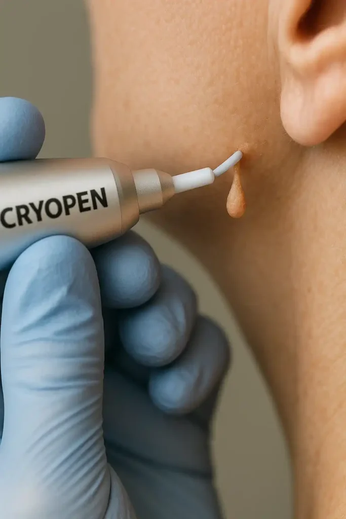 Cryopen for skin tags removal Petersfield speak to our team today!