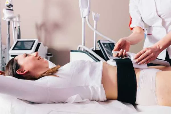 woman having body sculpting to help improve her body image and her mental health Petersfield