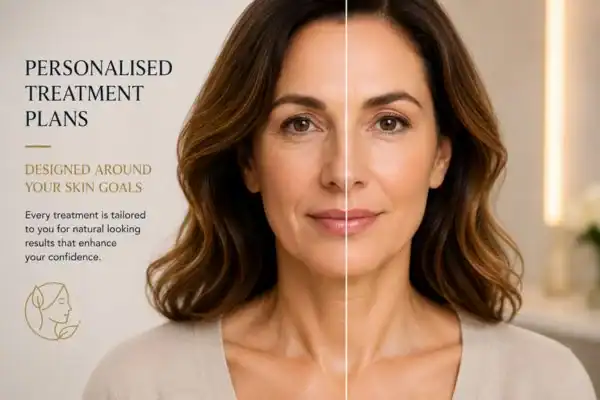 Before and after results of Collagen Lift Therapy Petersfield