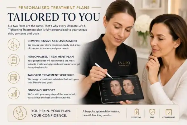 book a consultation about your ultimate lift and tighten treatment Petersfield